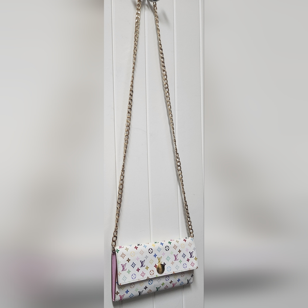 LOUIS VUITTON LV Mulicolor Takashi Murakami Sarah Portefeiulle Wallet - Picture 7 of 16
